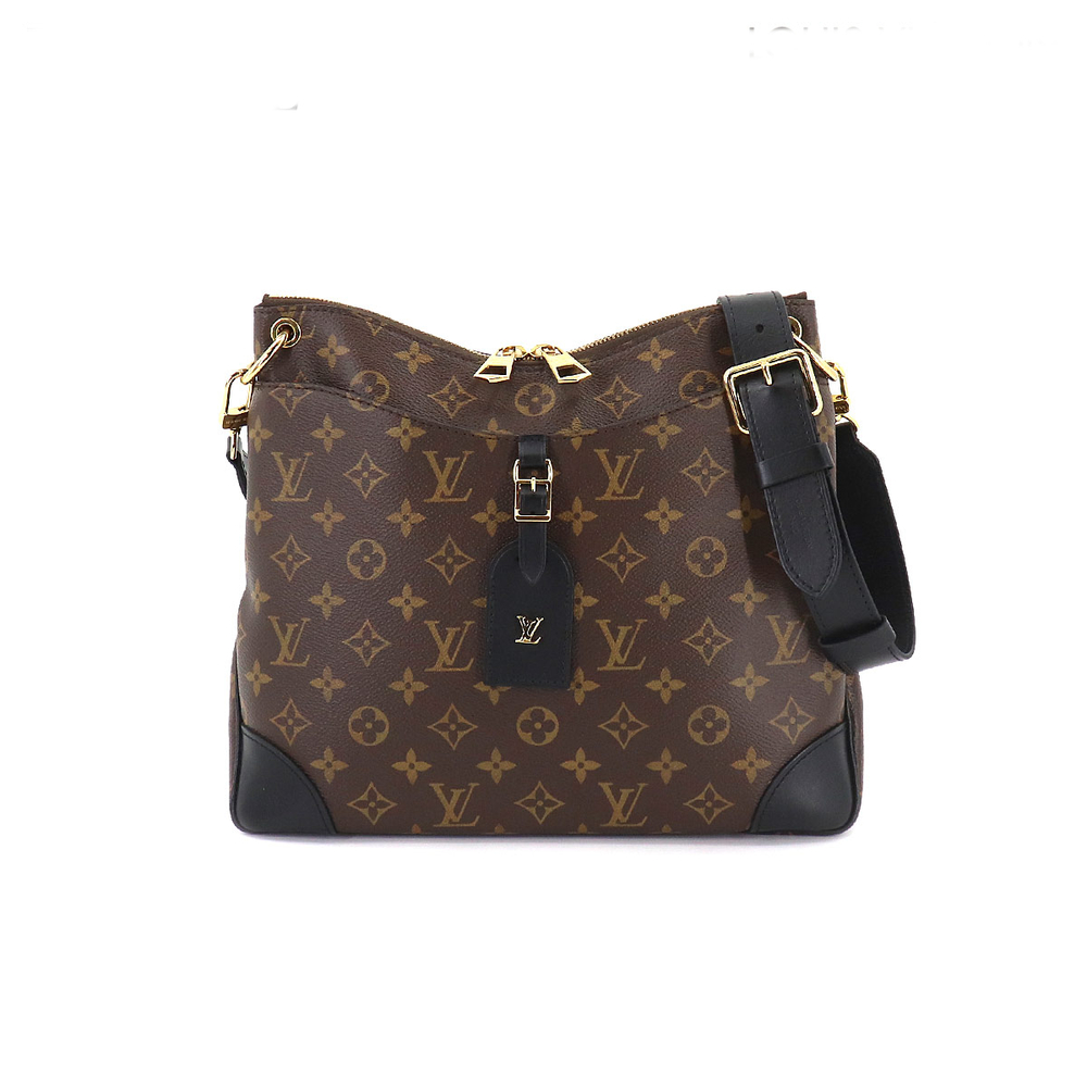 Louis Vuitton Monogram Odeon NM MM Shoulder Bag Brown Noir